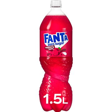 Foto van Fanta met frambozensap no sugar 1, 5l bij jumbo