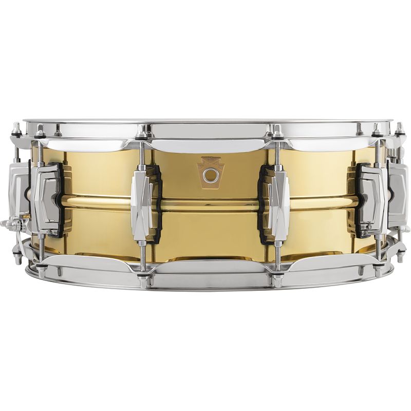 Foto van Ludwig lb401 super brass 14 x 5 inch snaredrum