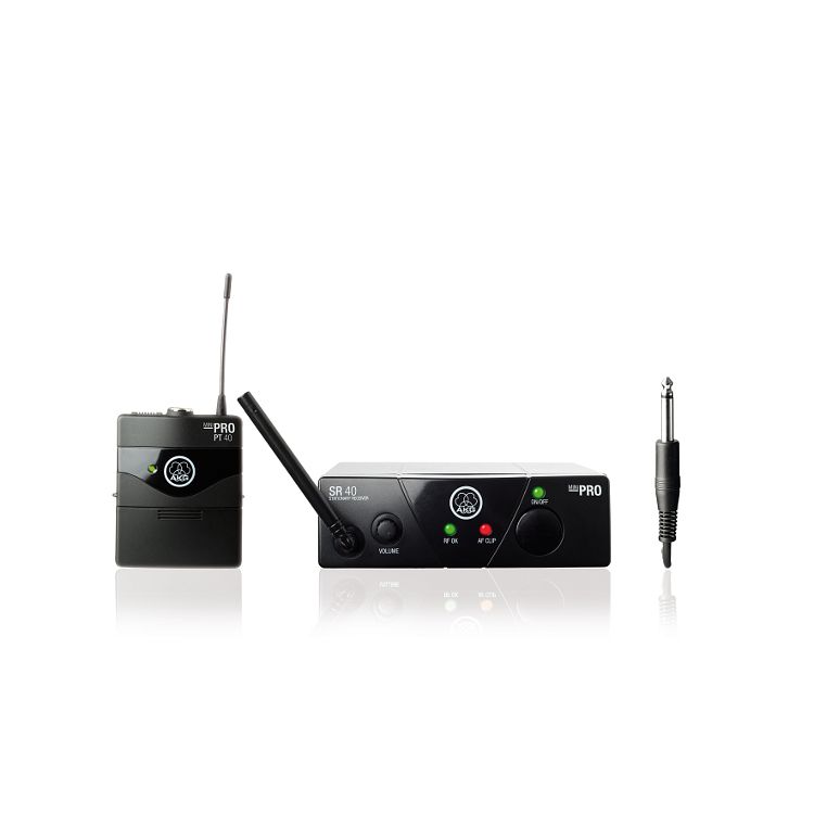 Foto van Akg wms 40 mini instrumental ism2 draadloos gitaar systeem ism2