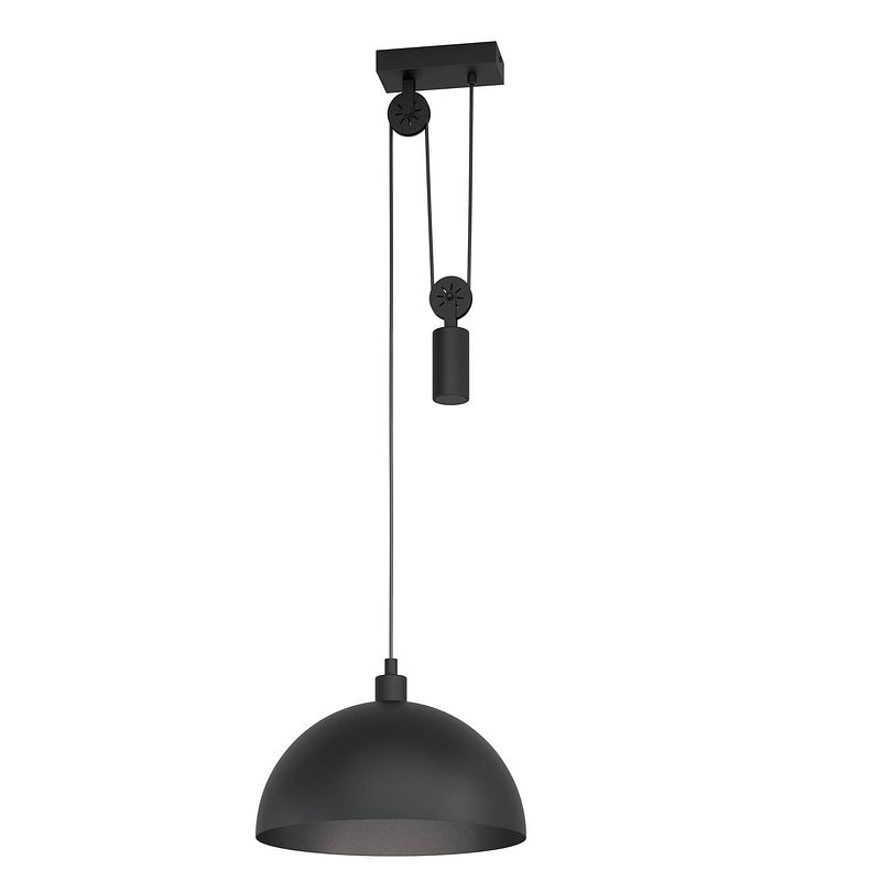 Foto van Eglo winkworth - hanglamp - e27 - ø 38 cm - zwart