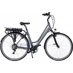 Foto van Rivella elektrische stadsfiets rio 28 inch 46 cm dames 7v v-brakes matgrijs