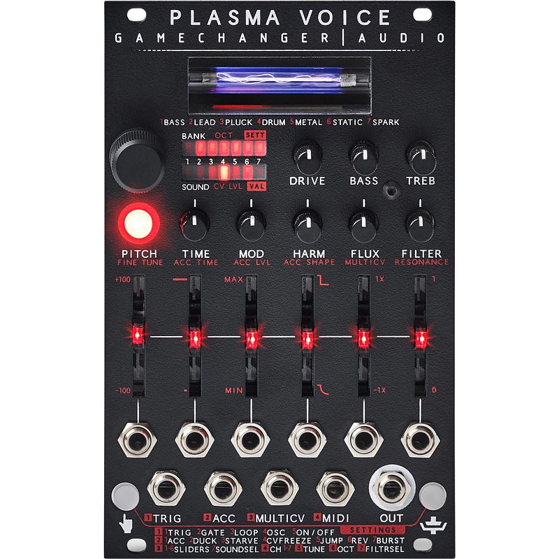 Foto van Gamechanger audio plasma voice eurorack module