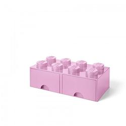 Foto van Lego brick 8 opberglade - light purple