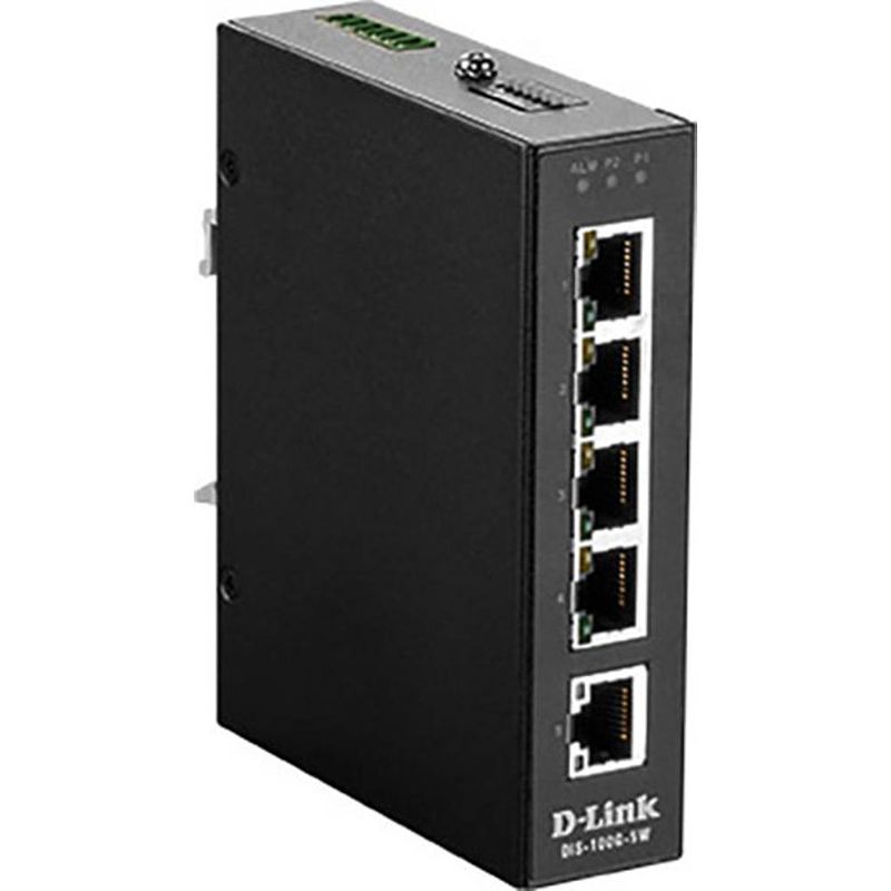 Foto van D-link dis-100g-5w netwerk switch rj45 5 poorten