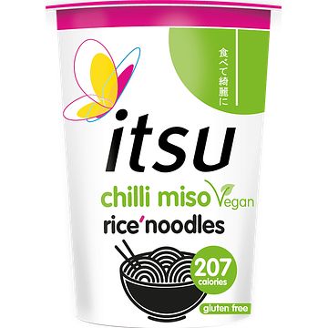 Foto van Itsu chili miso rijstnoedels cup bij jumbo