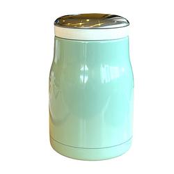 Foto van Thermos voedsel container 0.45 l, groen, roestvrij staal - 15 x 9.5 x 9.5 x cm