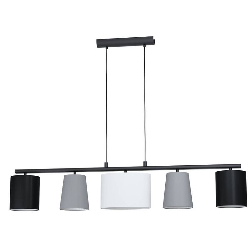 Foto van Eglo almeida 1 hanglamp - e14 - 120 cm - zwart