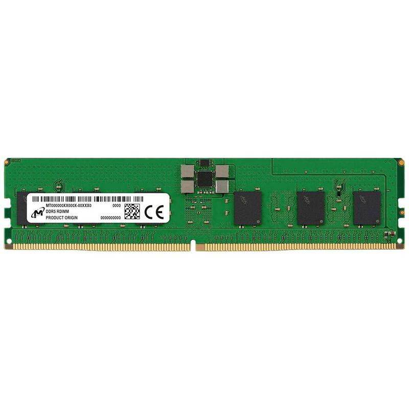 Foto van Crucial mtc10f1084s1rc48ba1r werkgeheugenmodule voor pc ddr5 16 gb 1 x 16 gb 4800 mhz 288-pins dimm cl40 mtc10f1084s1rc48ba1r