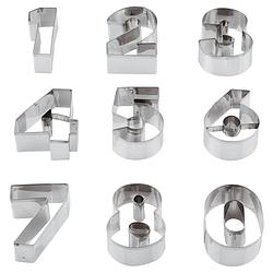 Foto van Paderno uitsteekvormpjes set cijfers 9-delig