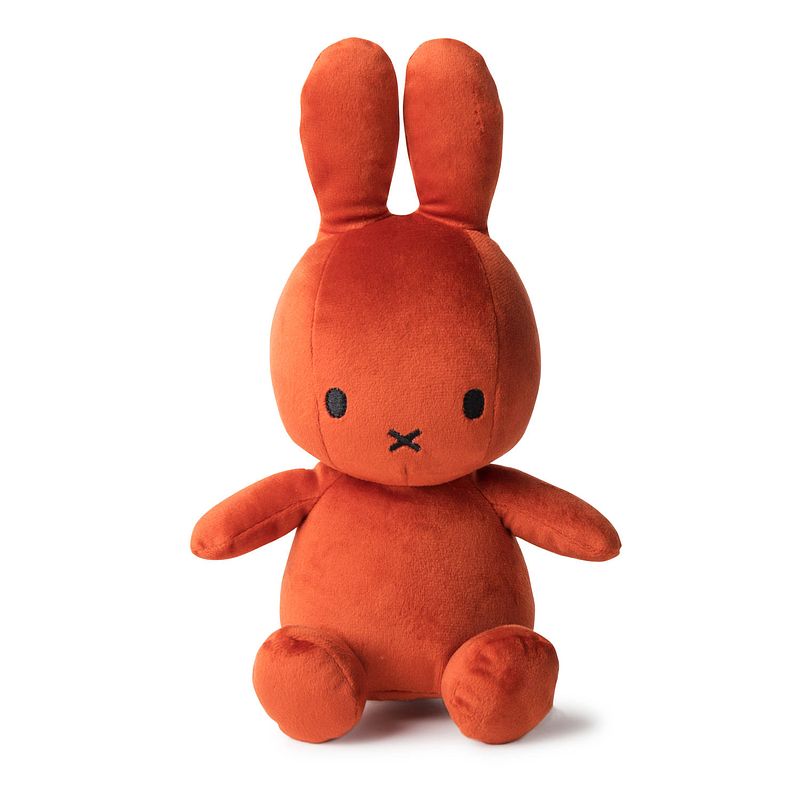 Foto van Nijntje miffy sitting velvetine terra- 23 cm - 9""