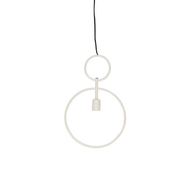 Foto van Light & living - hanglamp dorina - 30x4x45 - grijs