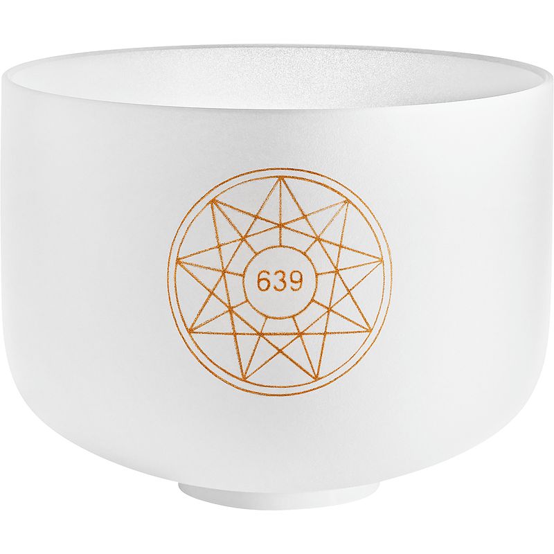 Foto van Meinl solcsb10-639 sonic energy solfeggio crystal singing bowl klankschaal 10 inch 639 hz