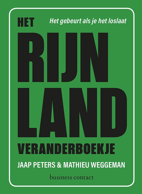 Foto van Het rijnland veranderboekje - jaap peters, mathieu weggeman - ebook (9789047010326)