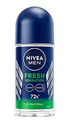 Foto van Nivea men fresh sensation antbacterial deoroller