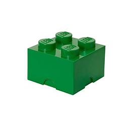 Foto van Set van 2 - opbergbox brick 4, groen - lego