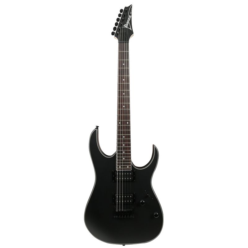 Foto van Ibanez rg421ex hardtail rg elektrische gitaar black flat