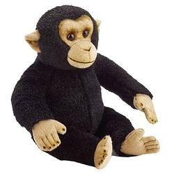 Foto van National geographic knuffelchimpansee junior 31 cm pluche zwart