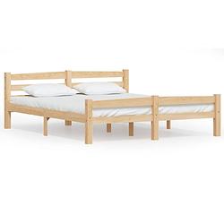 Foto van Vidaxl bedframe massief grenenhout 160x200 cm