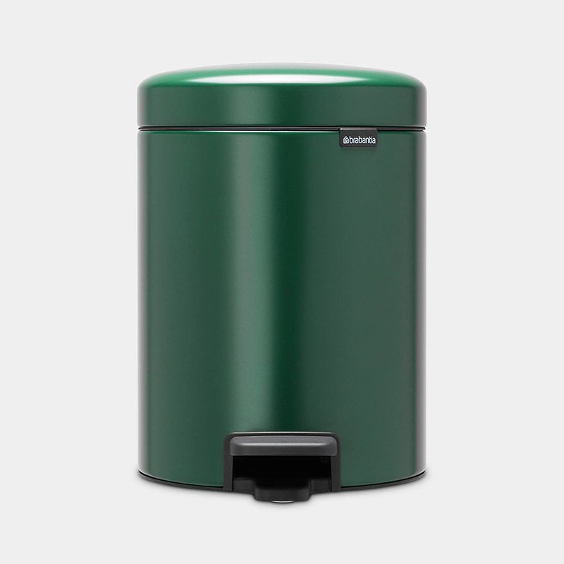 Foto van Brabantia newicon pedaalemmer 5 liter met kunststof binnenemmer - pine green