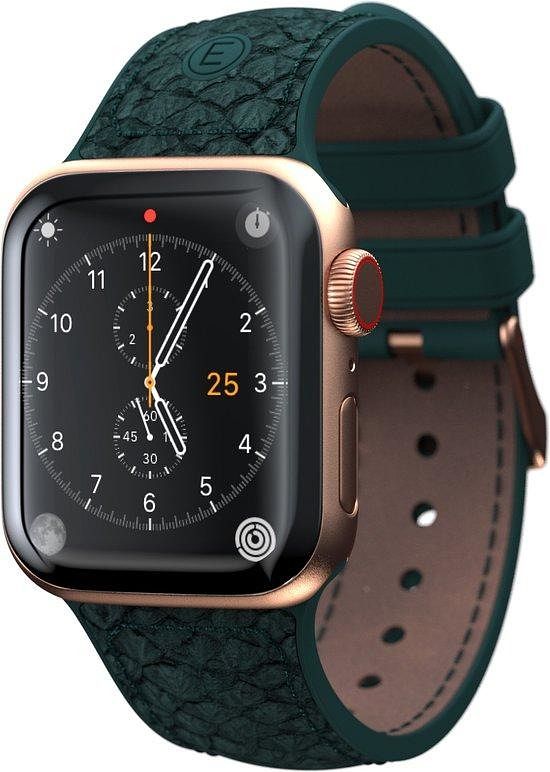 Foto van Njord jord watchband voor apple watch 44 mm wearable bandje groen