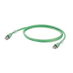 Foto van Weidmüller 8941350005 rj45 netwerkkabel, patchkabel cat 6a s/ftp 0.50 m groen 1 stuk(s)