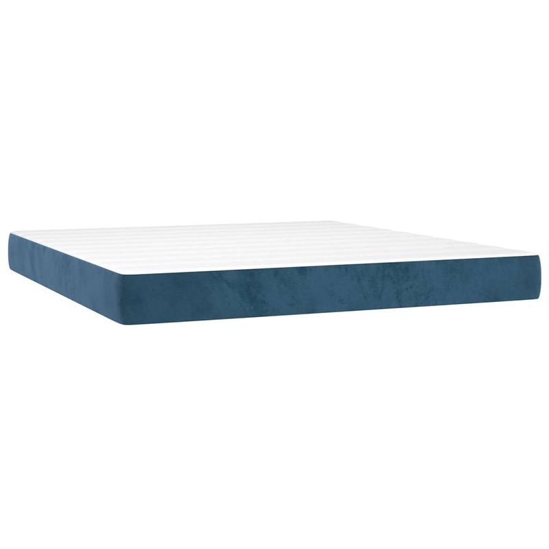 Foto van The living store pocketveringmatras - comfort sleep - matras - 160 x 200 x 20 cm - zacht fluweel