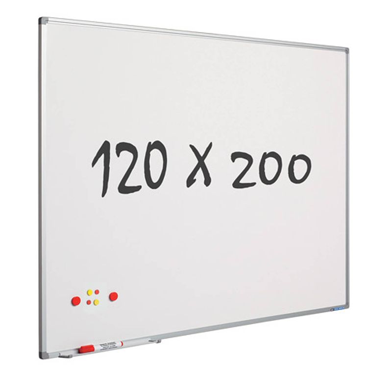 Foto van Whiteboard 120x200 cm - magnetisch