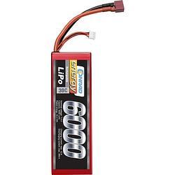 Foto van Conrad energy lipo accupack 7.4 v 6000 mah aantal cellen: 2 30 c hardcase t-stekkersysteem