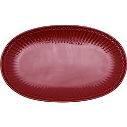 Foto van Greengate biscuit bord (serveerbord) alice claret red (23.5 x 14.5 cm)