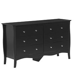 Foto van Beliani winchester - commode-zwart-mdf