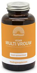 Foto van Mattisson healthstyle vegan multi vrouw capsules