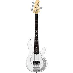 Foto van Sterling by music man rayss4 stingray short scale olympic white elektrische basgitaar