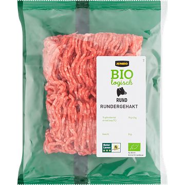 Foto van 2 voor € 7,50 | jumbo biologisch rundergehakt 300g aanbieding bij jumbo