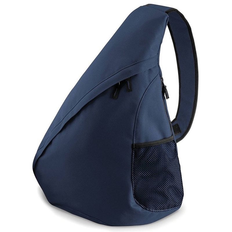 Foto van Monostrap schoudertas navy blauw 48 cm - schoudertas