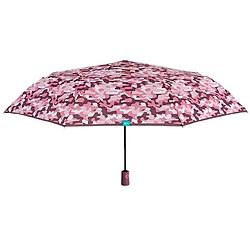 Foto van Perletti paraplu camouflage dames 98 cm microvezel roze