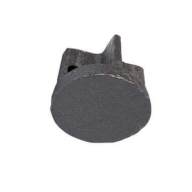 Foto van Gordijnroede knop endcap 28 mm - gewalst staal (2 stuks) - leen bakker