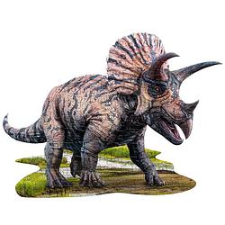 Foto van Madd capp legpuzzel triceratops 84 cm karton bruin 100-delig