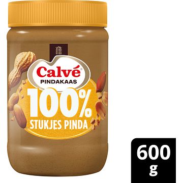 Foto van 100% pindakaas grof gemalen 600g bij jumbo