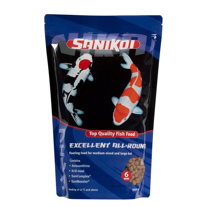 Foto van Velda - karpervoer sanikoi excelent allround 6 mm 3 liter