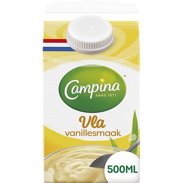 Foto van Campina vanille vla 500ml bij jumbo