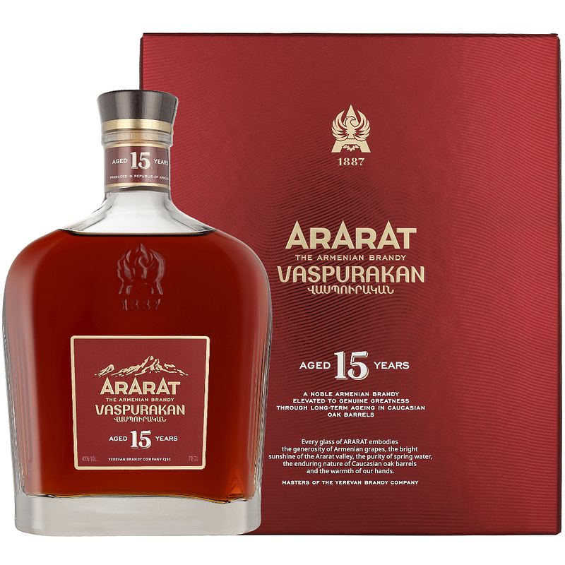 Foto van Ararat brandy vaspurakan 15 years 70cl + giftbox