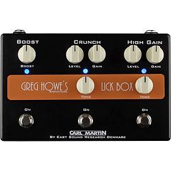 Foto van Carl martin greg howe signature lick box 3-in-1 boost-crunch-overdrive pedal