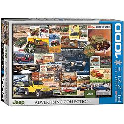 Foto van Eurographics puzzel jeep advertising collection - 1000 stukjes