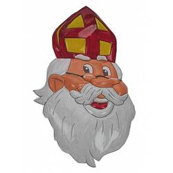 Foto van Wanddecoratie sinterklaas 62 cm - muurversiering bord van de sint