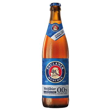 Foto van Paulaner weißbier alcoholvrij 0,5% fles 0, 5l bij jumbo