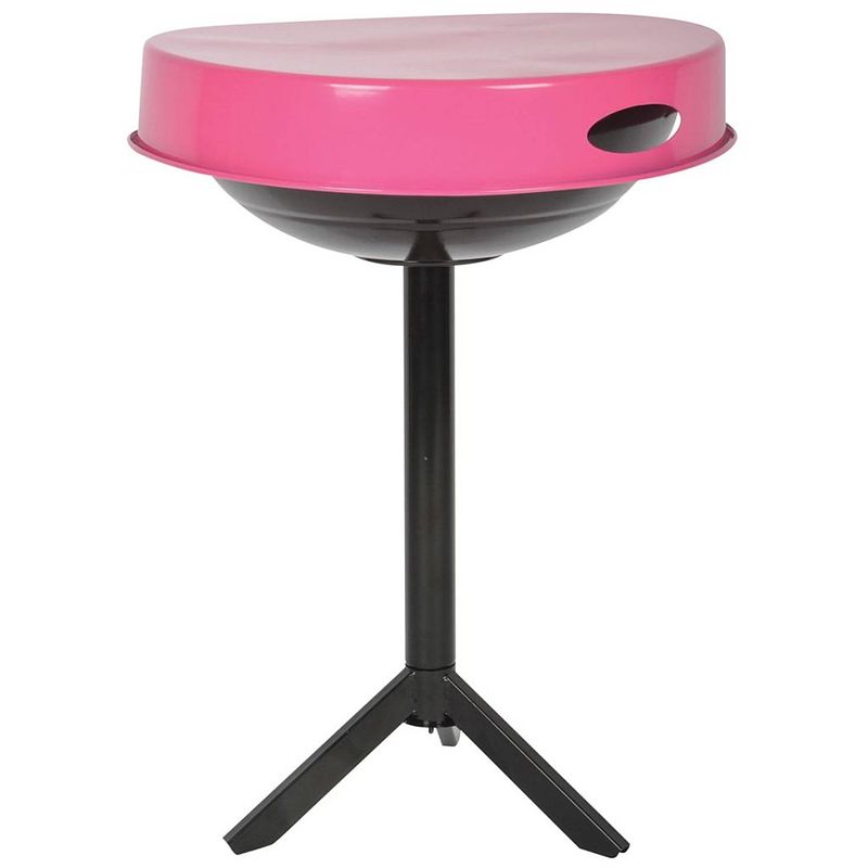 Foto van Esschert design bbq-tafel koolstofstaal roze ff250