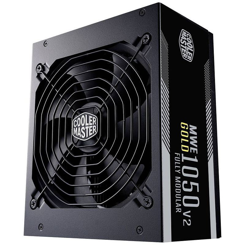 Foto van Cooler master mwe gold 1050 - v2 full modular pc-netvoeding 1050 w