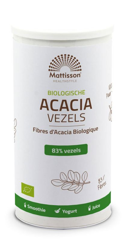 Foto van Mattisson biologische acacia vezels - 83% vezels