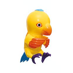 Foto van Paradiso toys pratende papegaai 9,5 cm geel