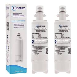 Foto van Allspares waterfilter (2x) voor koelkast geschikt voor lg beko 874960100
